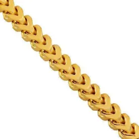 10k Yellow Gold Mens Franco Chain 4 mm