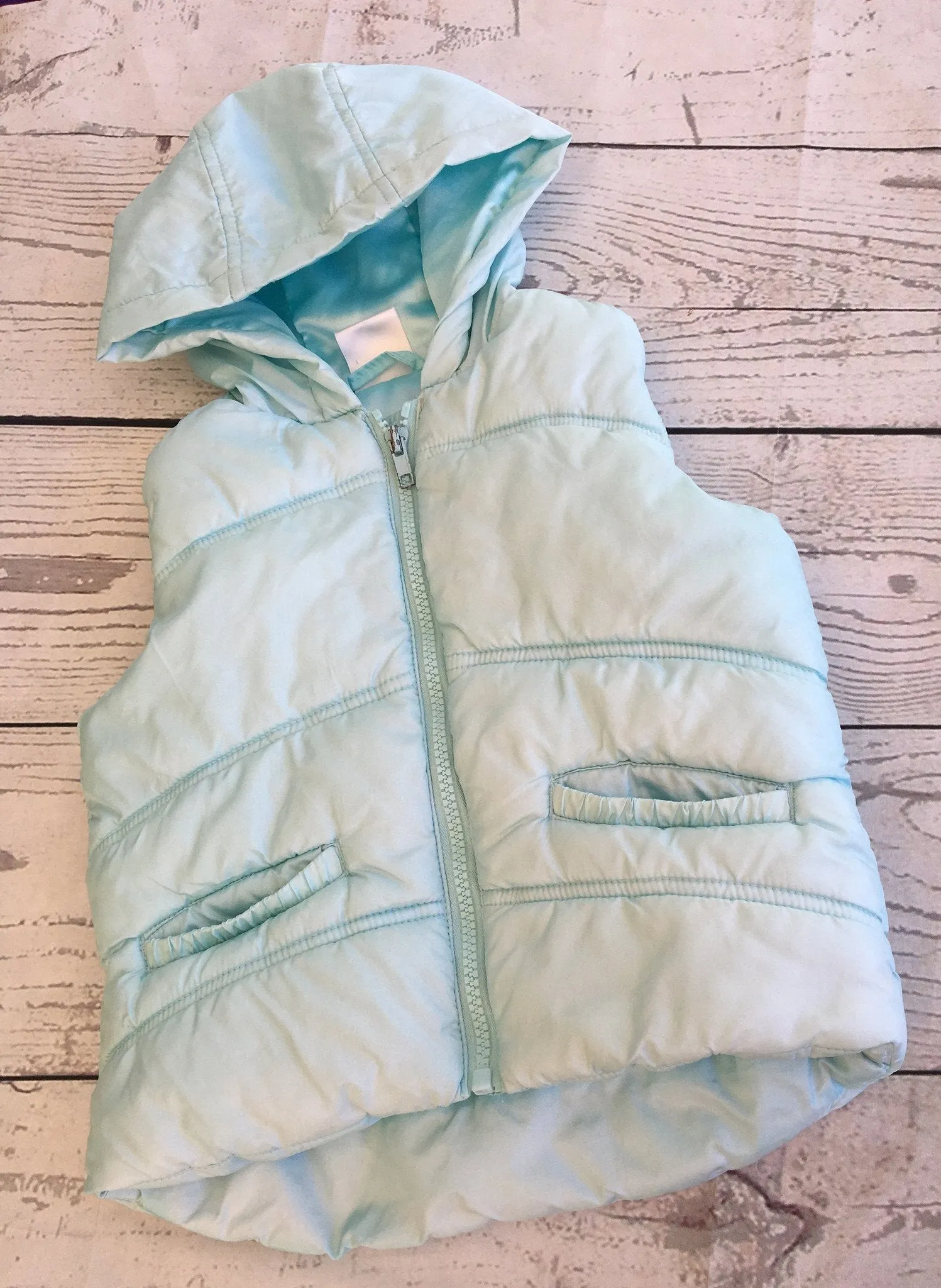 12-18 Months Aqua Hooded Body Warmer