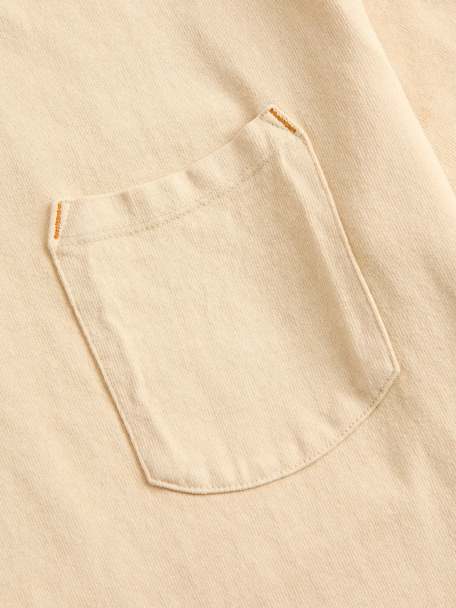 13oz Pocket T-Shirt in Cream