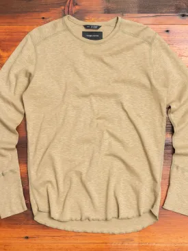 1x1 Slub Long Sleeve T-Shirt in Moss