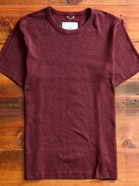 1x1 Slub T-Shirt in Crimson