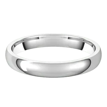 3mm Mens Metal Wedding Band