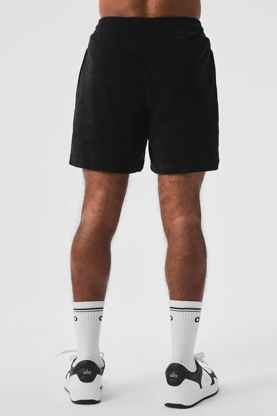 7" Coastal Terry Short - Black