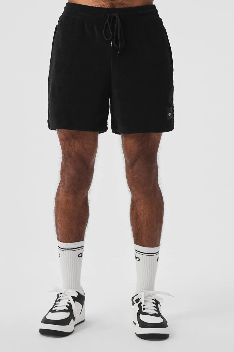 7" Coastal Terry Short - Black