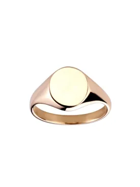 9ct Yellow Gold Mens Signet Ring