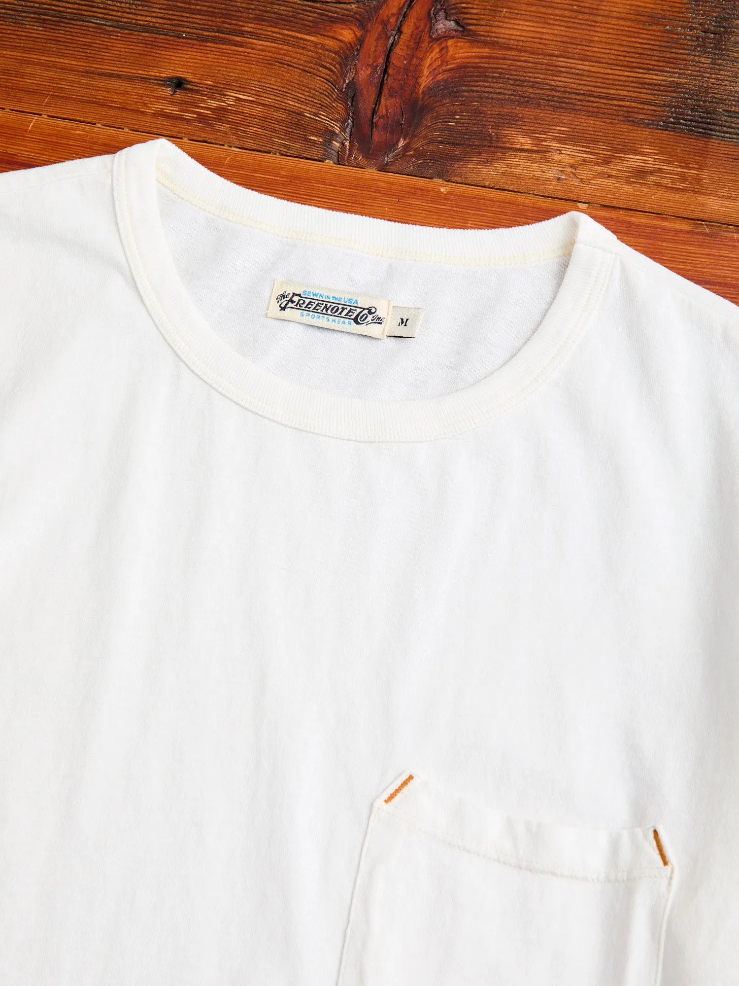 9oz Pocket T-Shirt in White