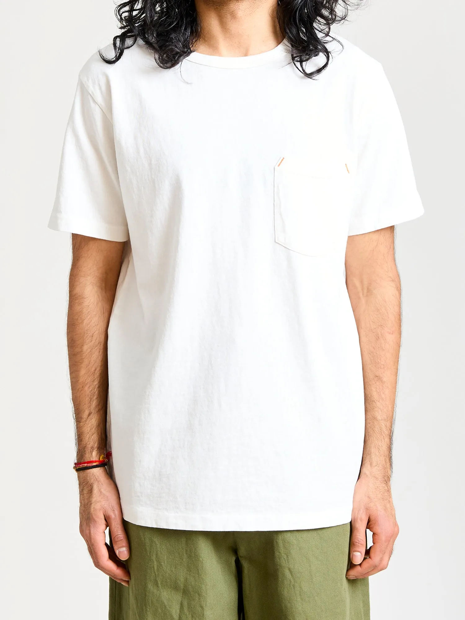 9oz Pocket T-Shirt in White