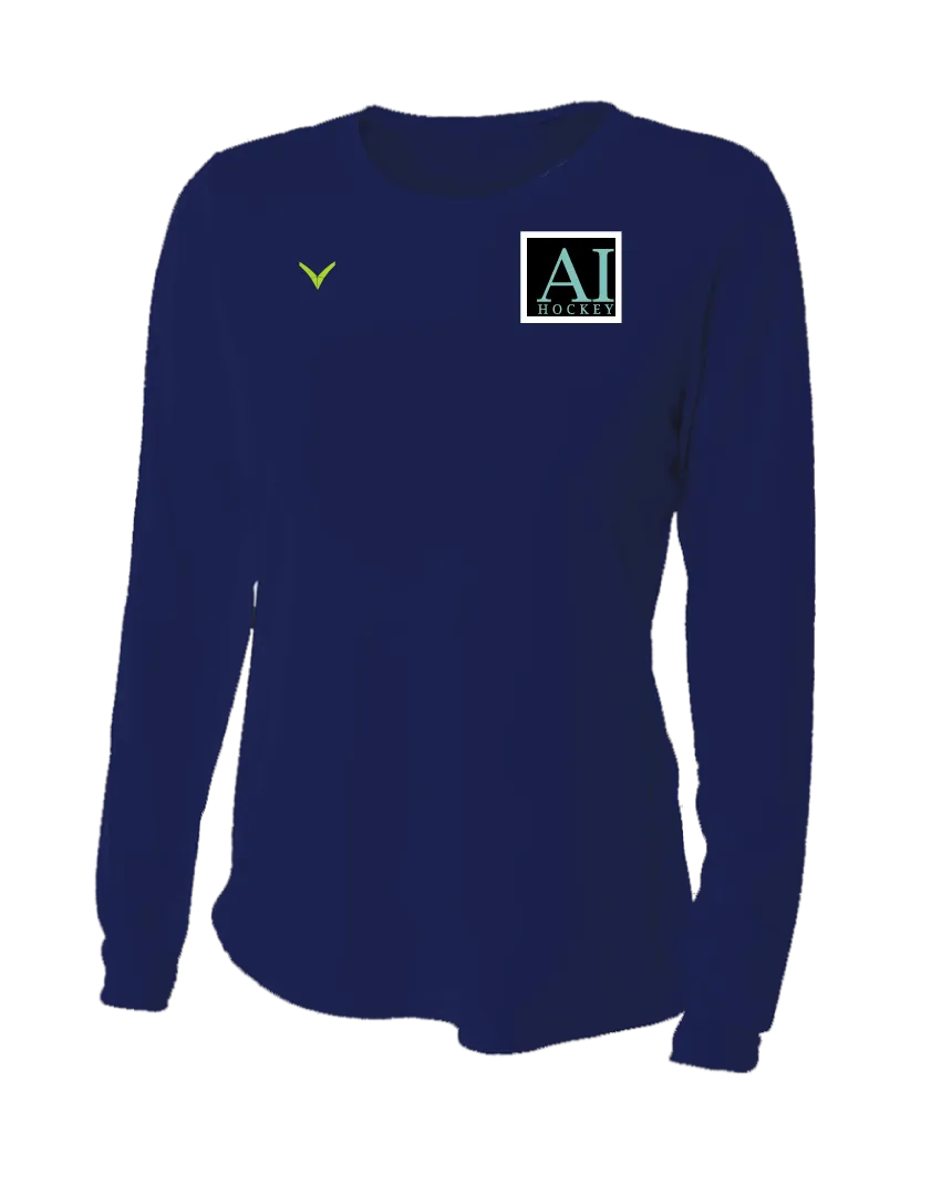 A TEST STORE Women's Long Sleeve Performance Crew