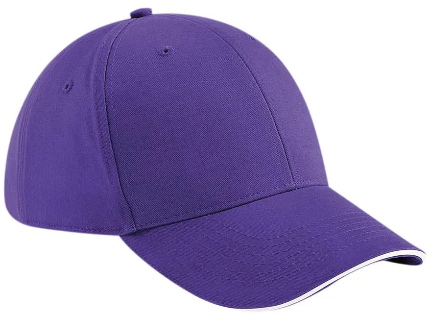 Adult Beechfield OSFA Sandwich Peak Cap {BC020}