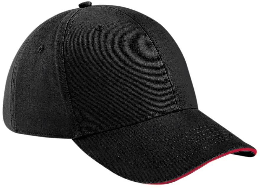 Adult Beechfield OSFA Sandwich Peak Cap {BC020}