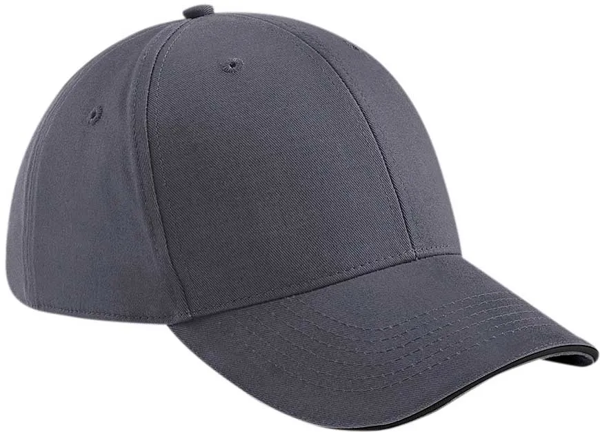 Adult Beechfield OSFA Sandwich Peak Cap {BC020}