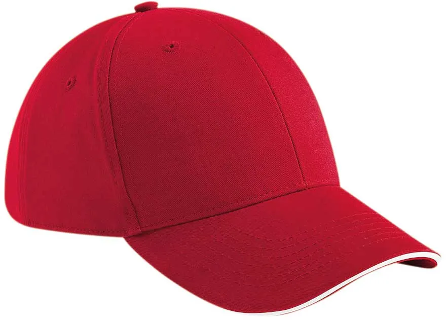 Adult Beechfield OSFA Sandwich Peak Cap {BC020}