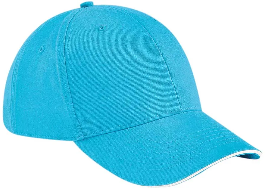 Adult Beechfield OSFA Sandwich Peak Cap {BC020}