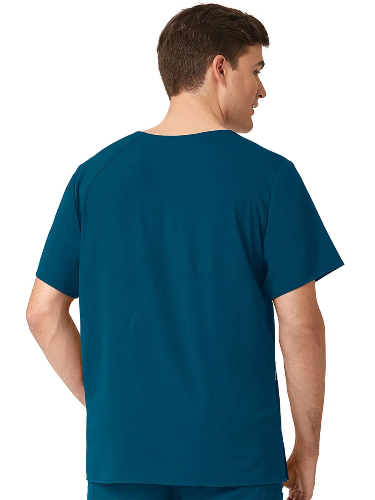 Aero - Men's Knit Panel V-Neck Top