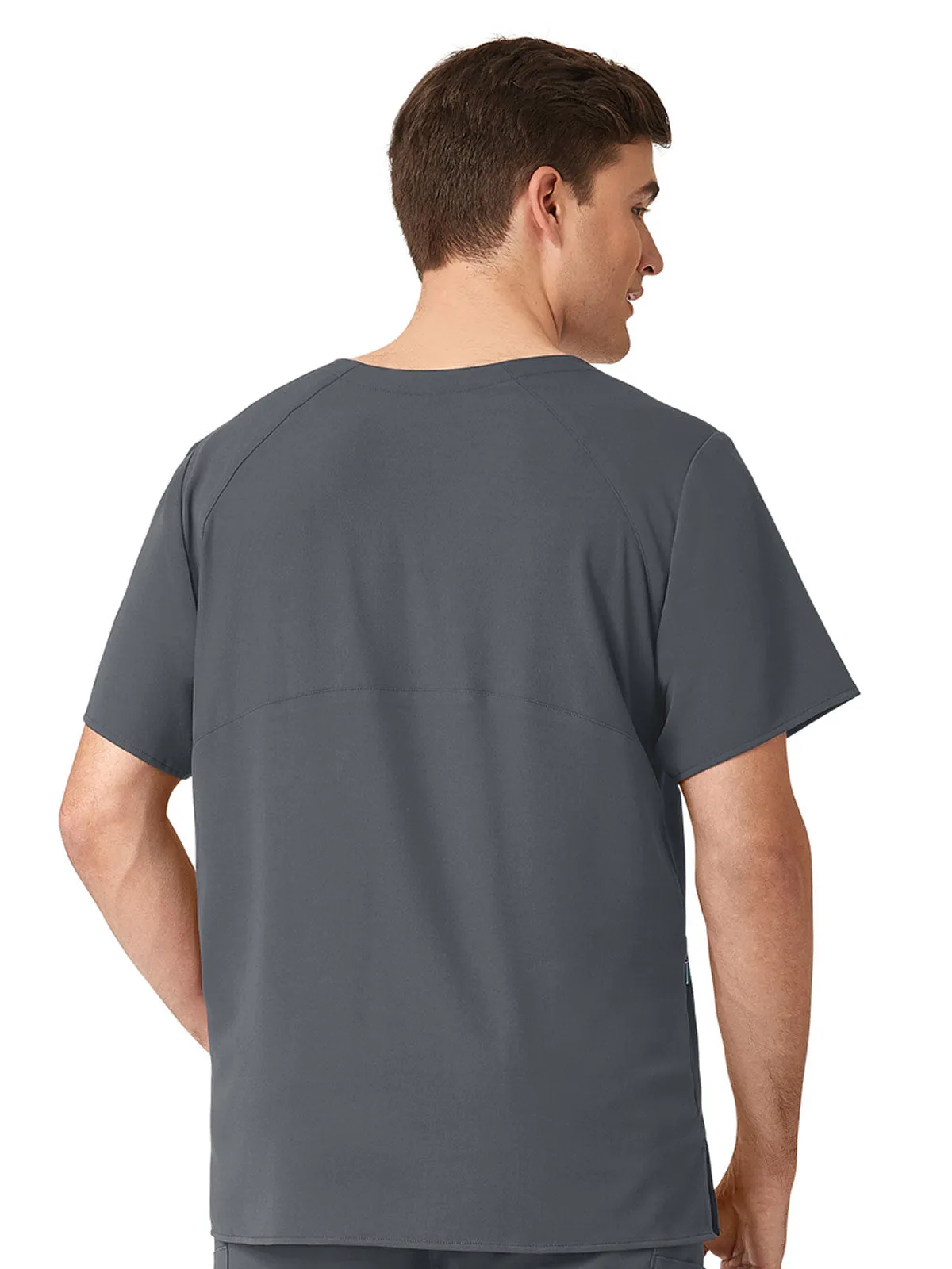 Aero - Men's Knit Panel V-Neck Top