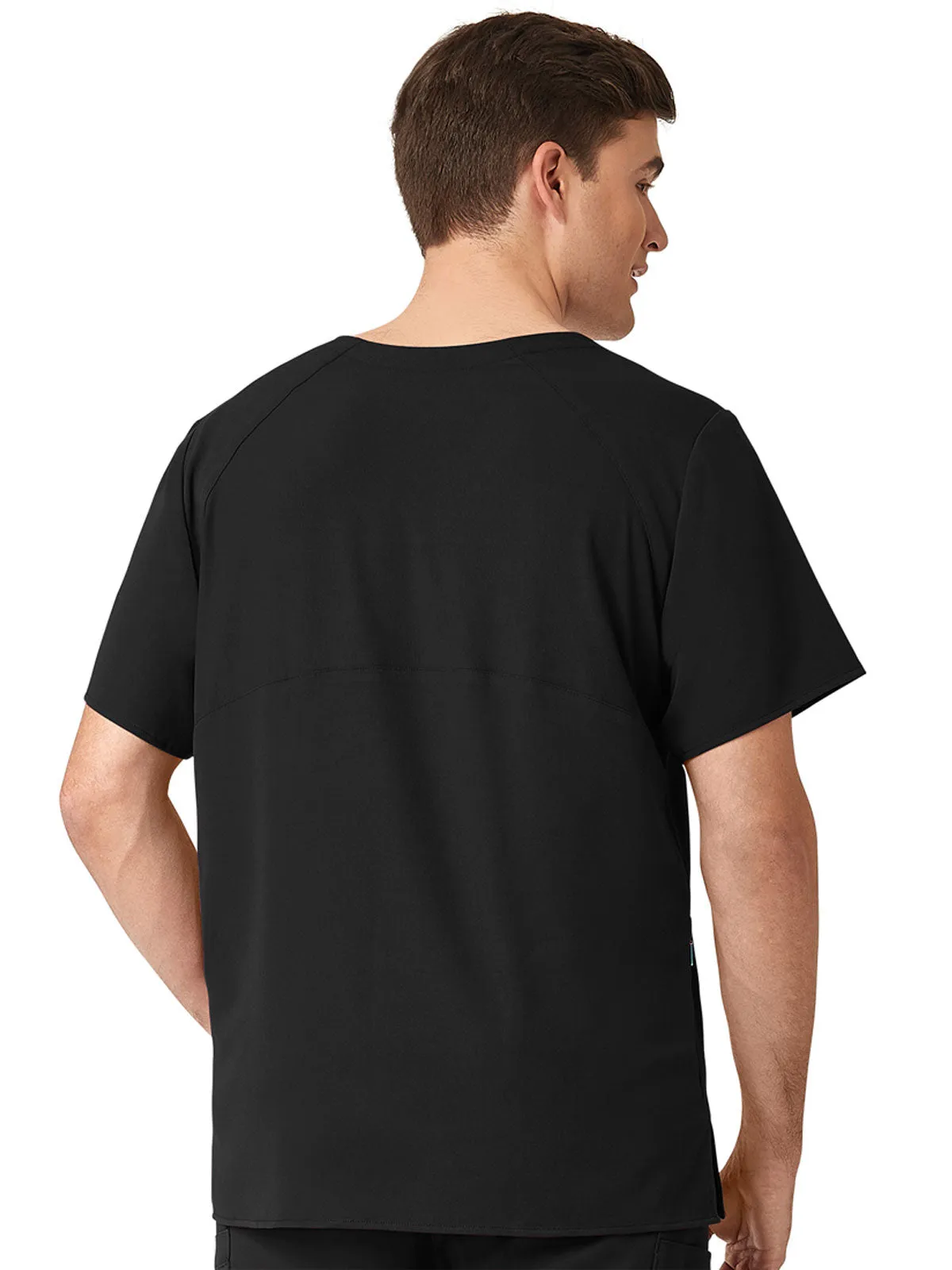 Aero - Men's Knit Panel V-Neck Top