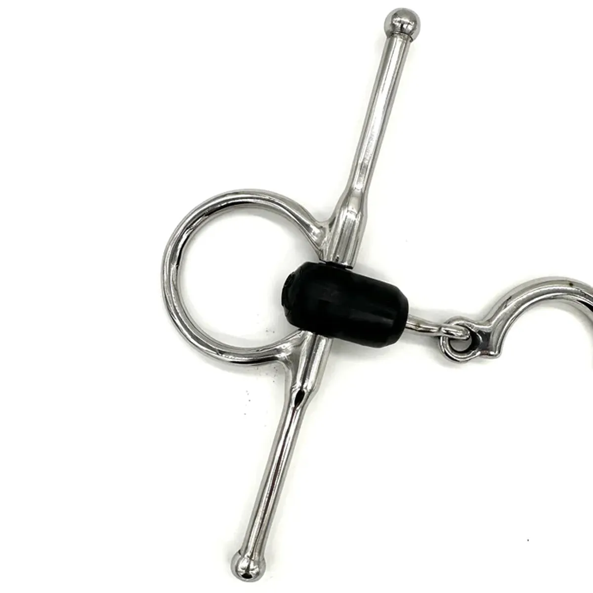 AJR Rubber Cut Off Segunda Full Cheek Snaffle Bit