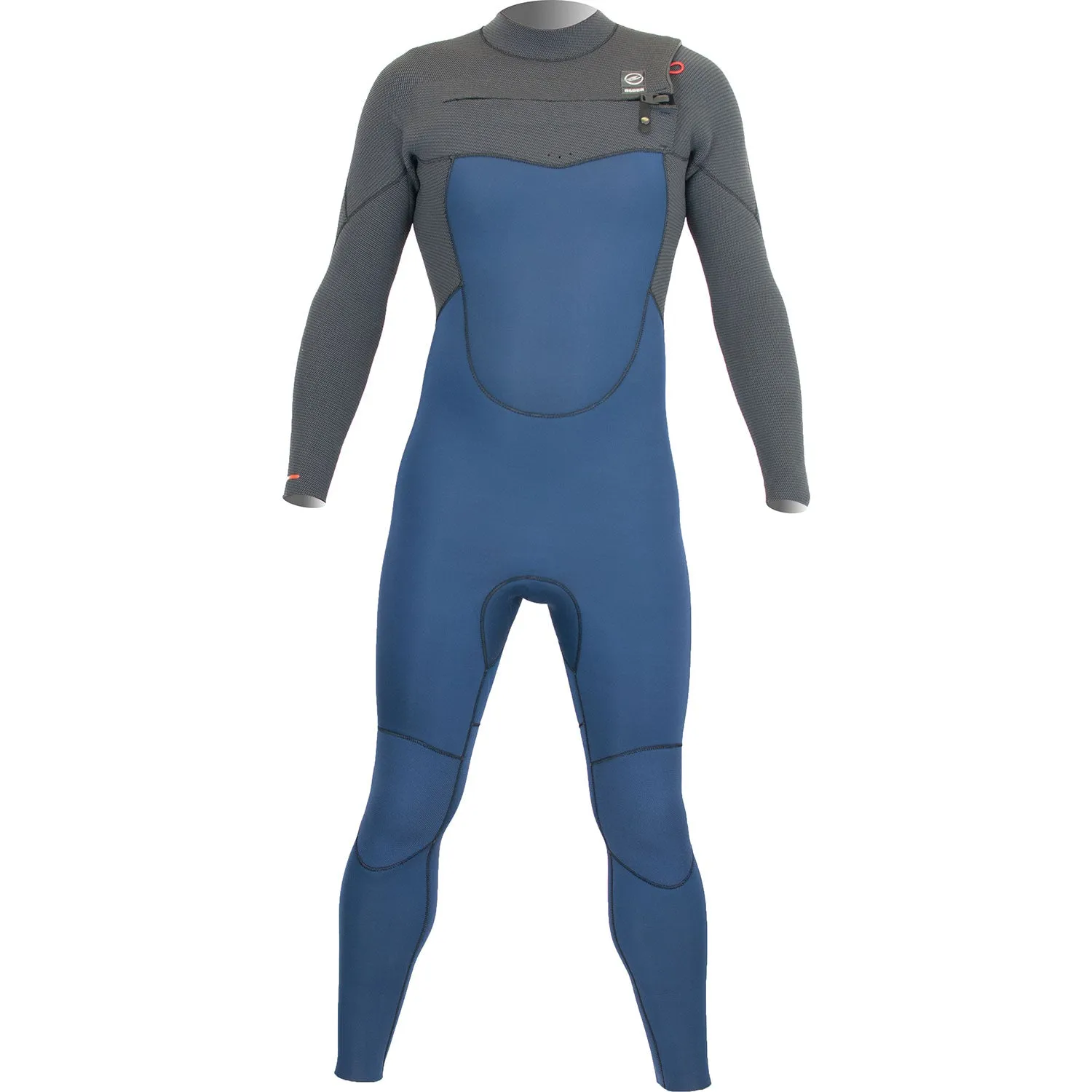 Alder Torch FX Mens 4/3mm Chest Zip Wetsuit - Blue