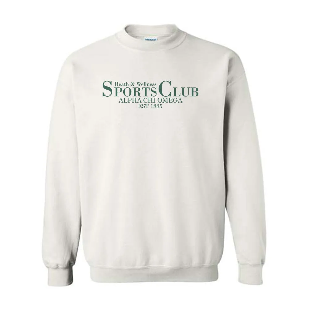 Alpha Chi Omega Sports Club Sweatshirt