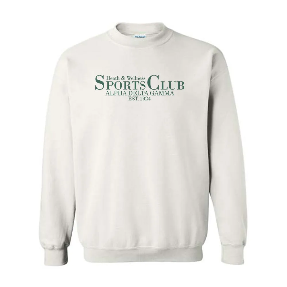 Alpha Delta Gamma Sports Club Sweathsirt