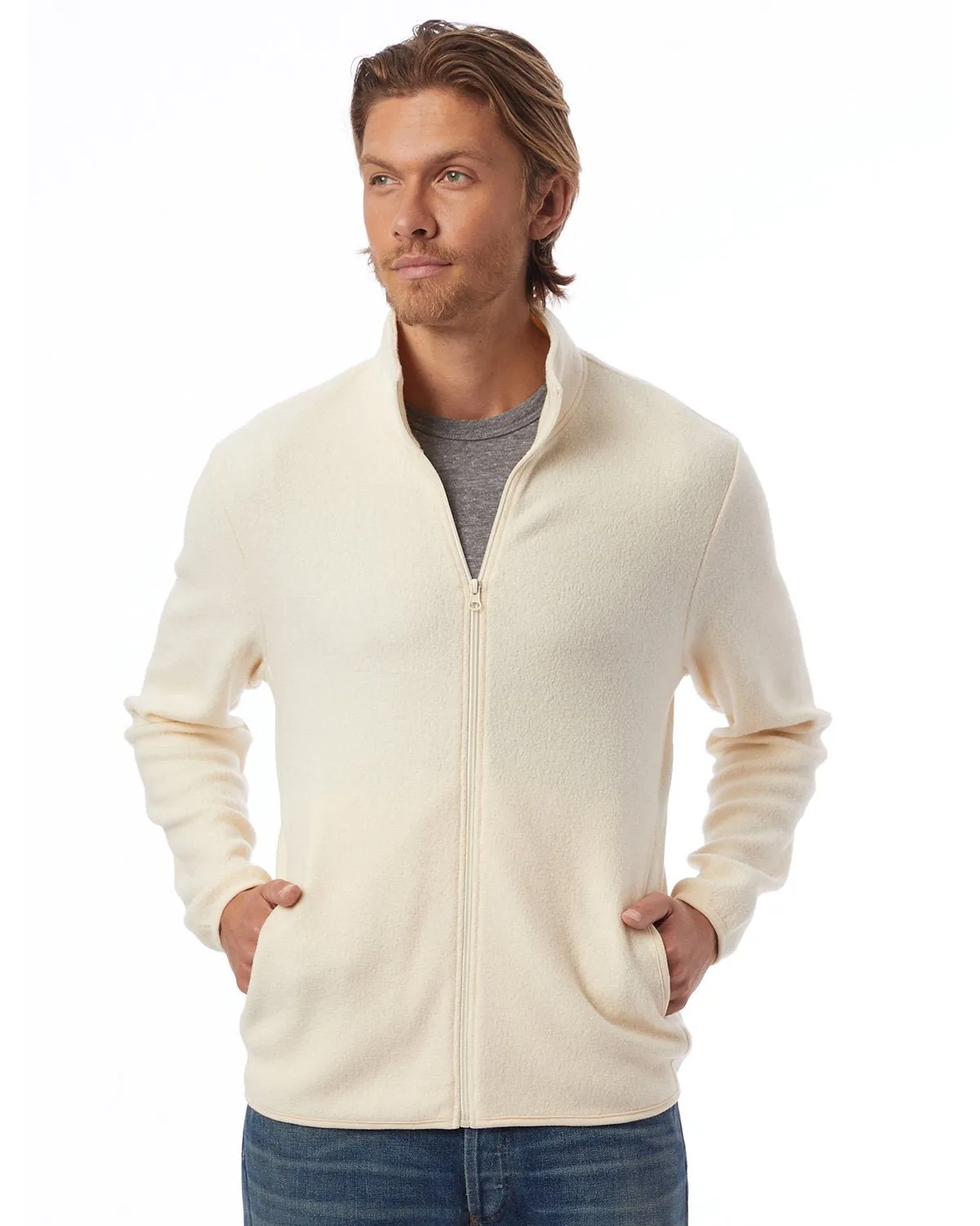 Alternative 43262RT Adult Full Zip Fleece Jacket