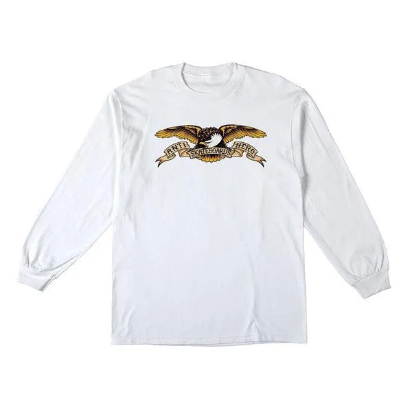 Anti Hero Eagle Long Sleeve T-Shirt White