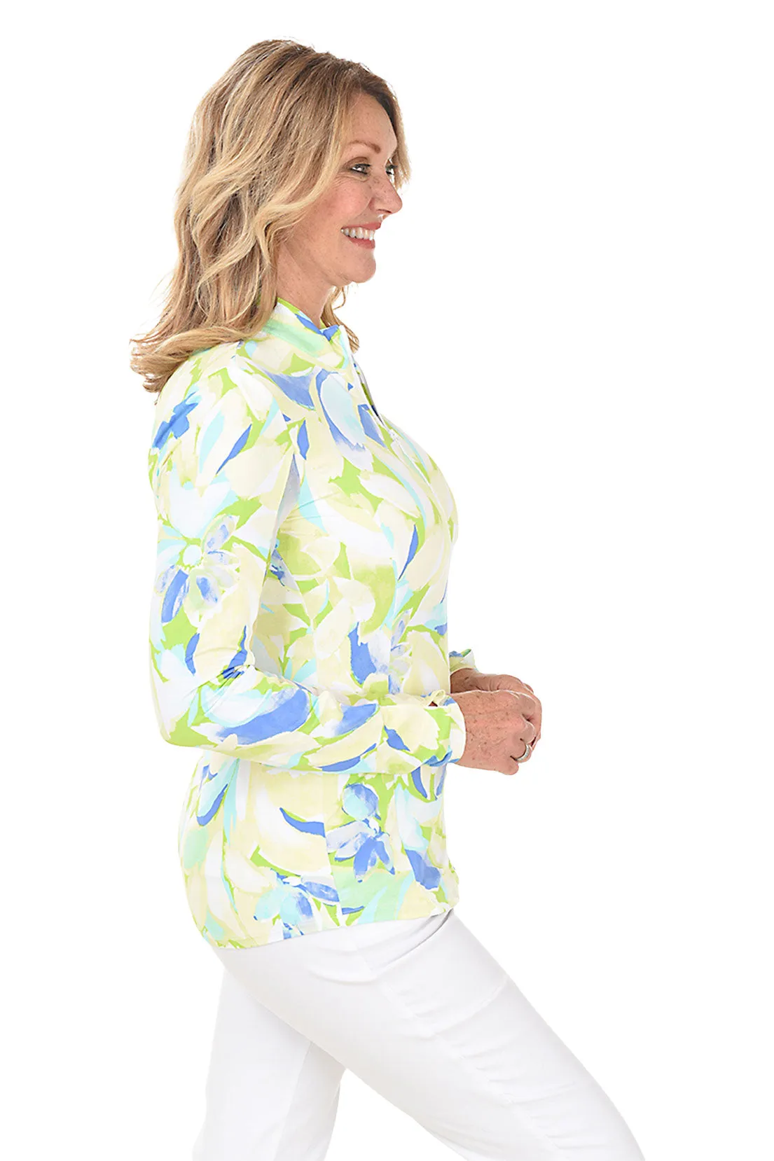 Aquatic Floral UPF50  Jacket