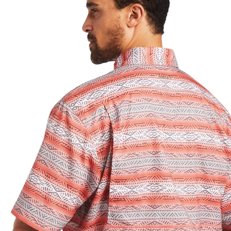 Ariat Men's VentTek Ombre Serape Classic Fit Short Sleeve Shirt 10040463