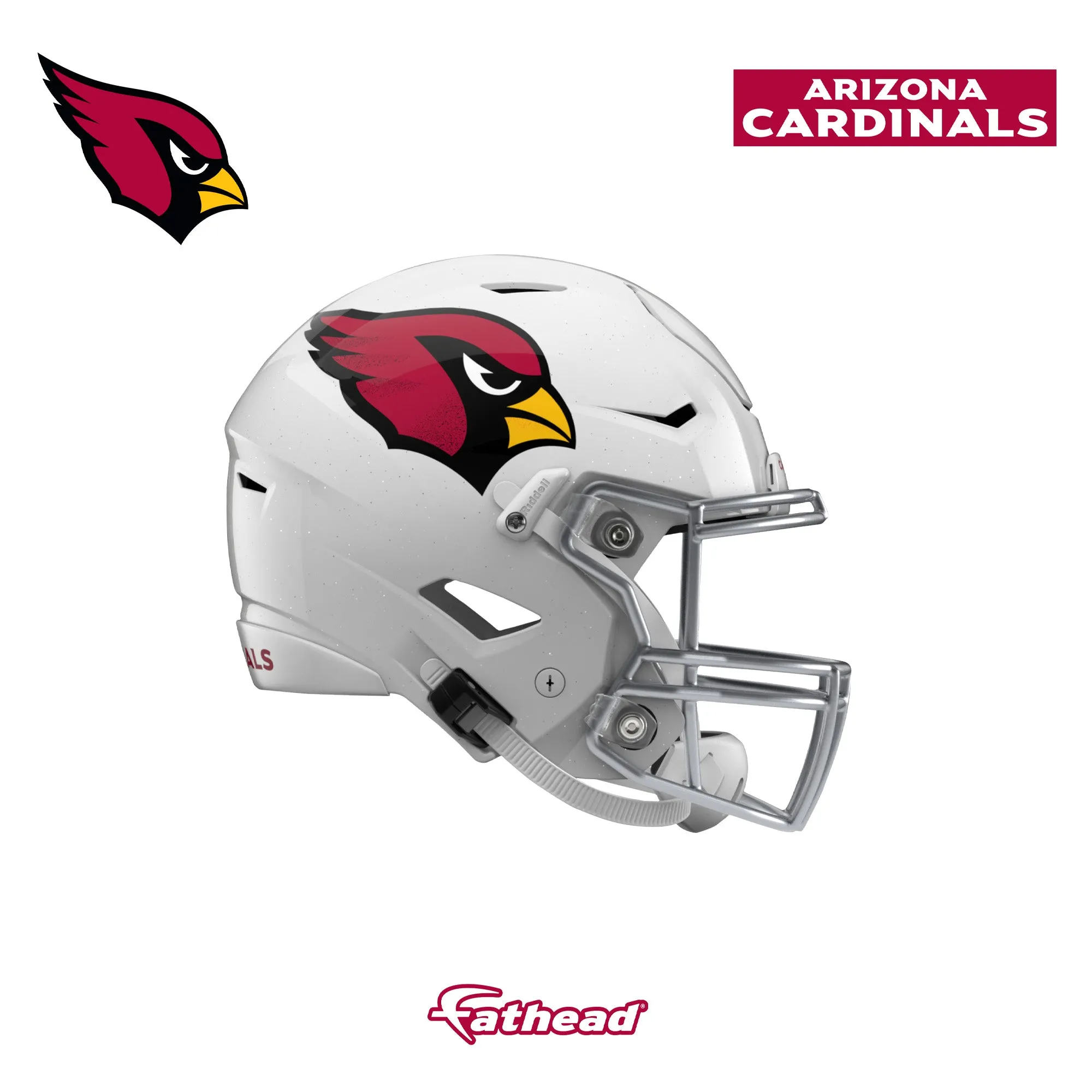 Arizona Cardinals:  Helmet        - Officially Licensed NFL Removable     Adhesive Decal