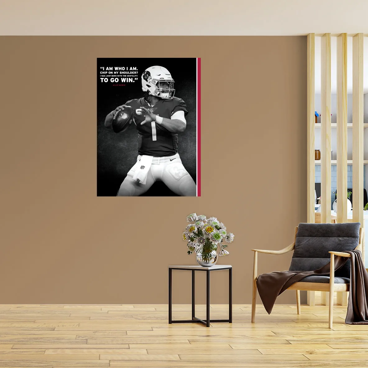 Arizona Cardinals: Kyler Murray Inspirational Poster - Officially Licensed NFL Removable Adhesive Decal