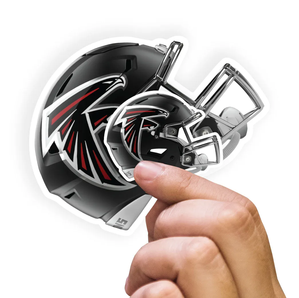 Atlanta Falcons: Helmet Minis - Officially Licensed NFL Removable Adhesive Decal