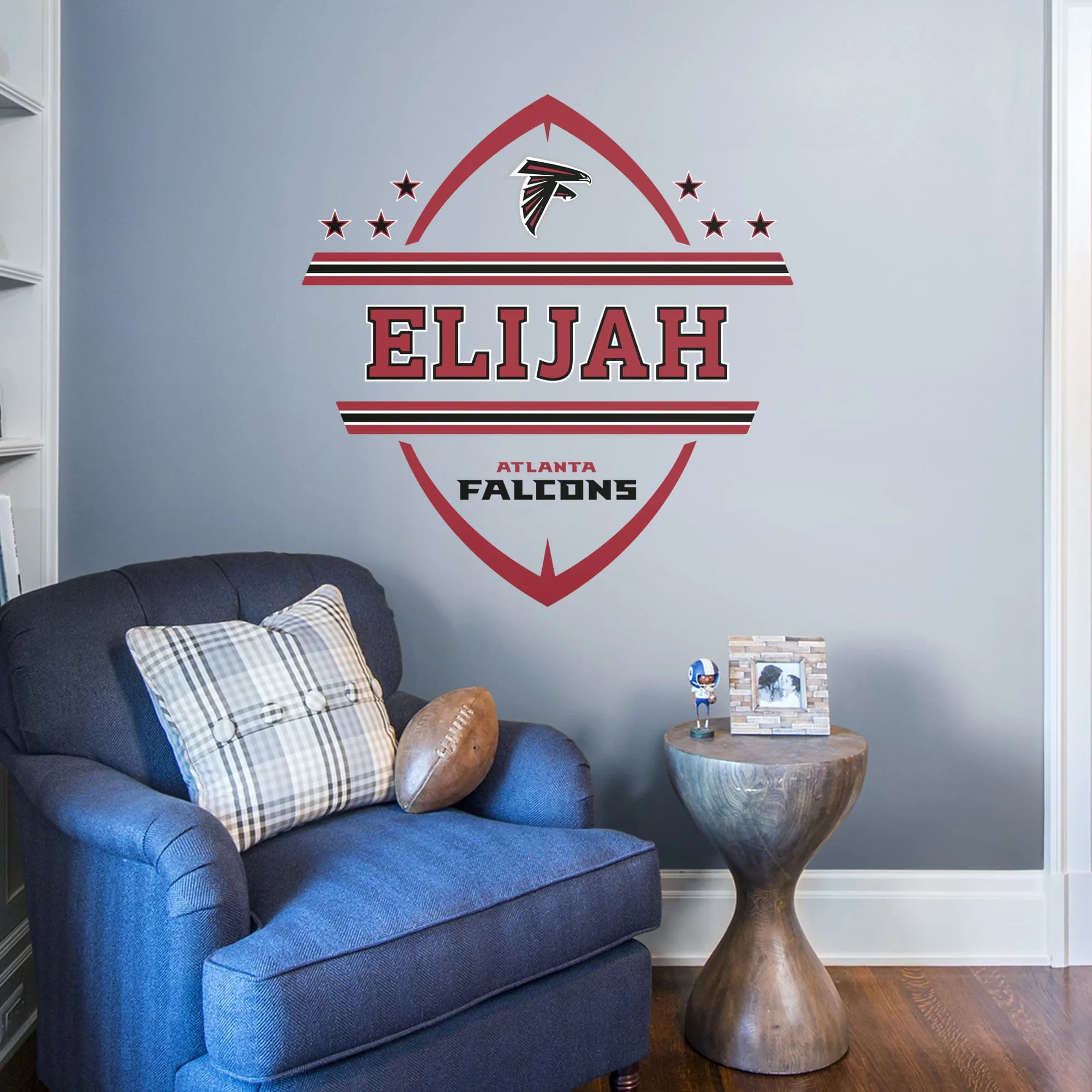 Atlanta Falcons: Personalized Name - Officially Licensed NFL Transfer Decal