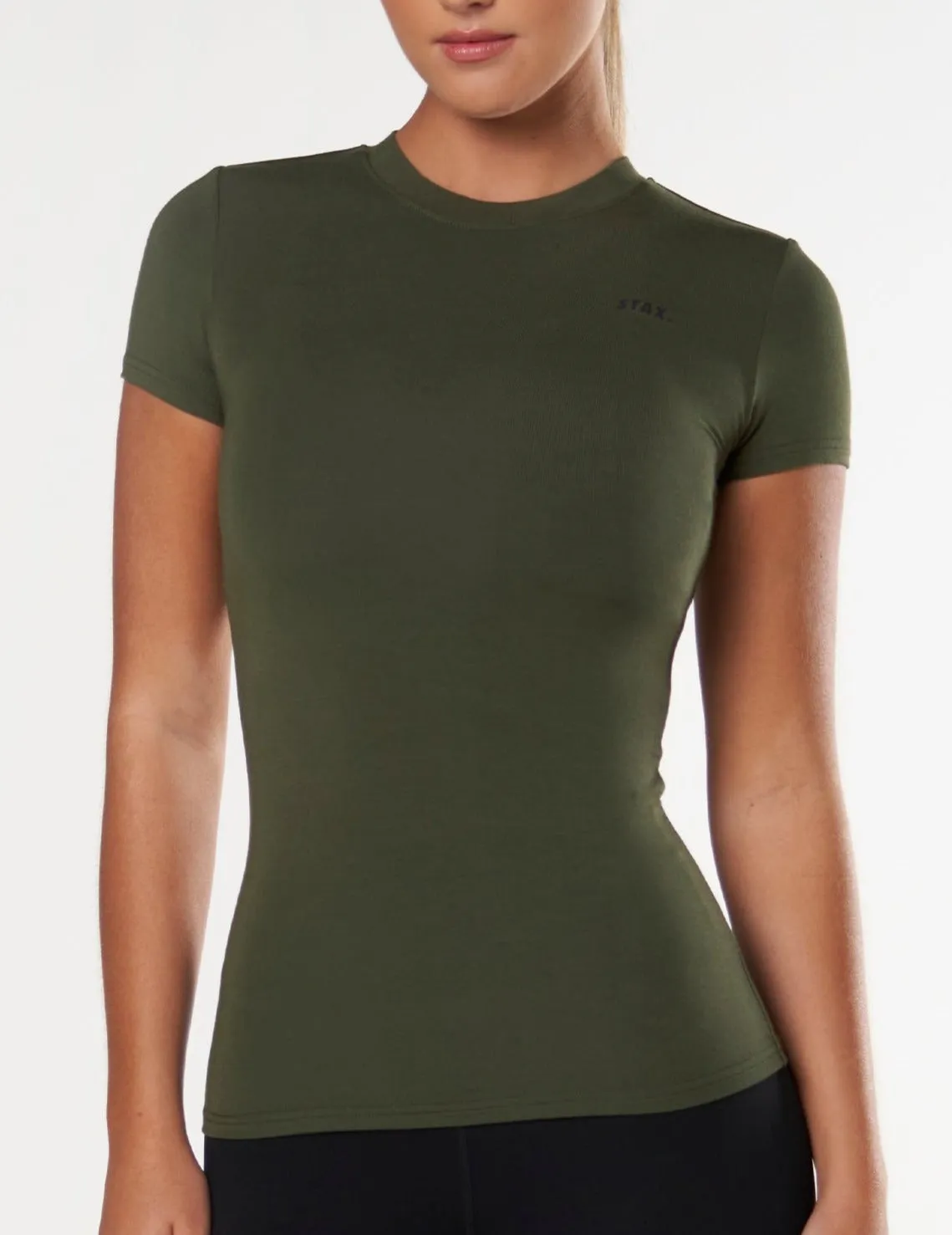 Certainly! Heres an optimized title for an e-commerce product:

Stylish Womens Khaki T-Shirt - Comfortable, Casual, and Perfect for Everyday Wear