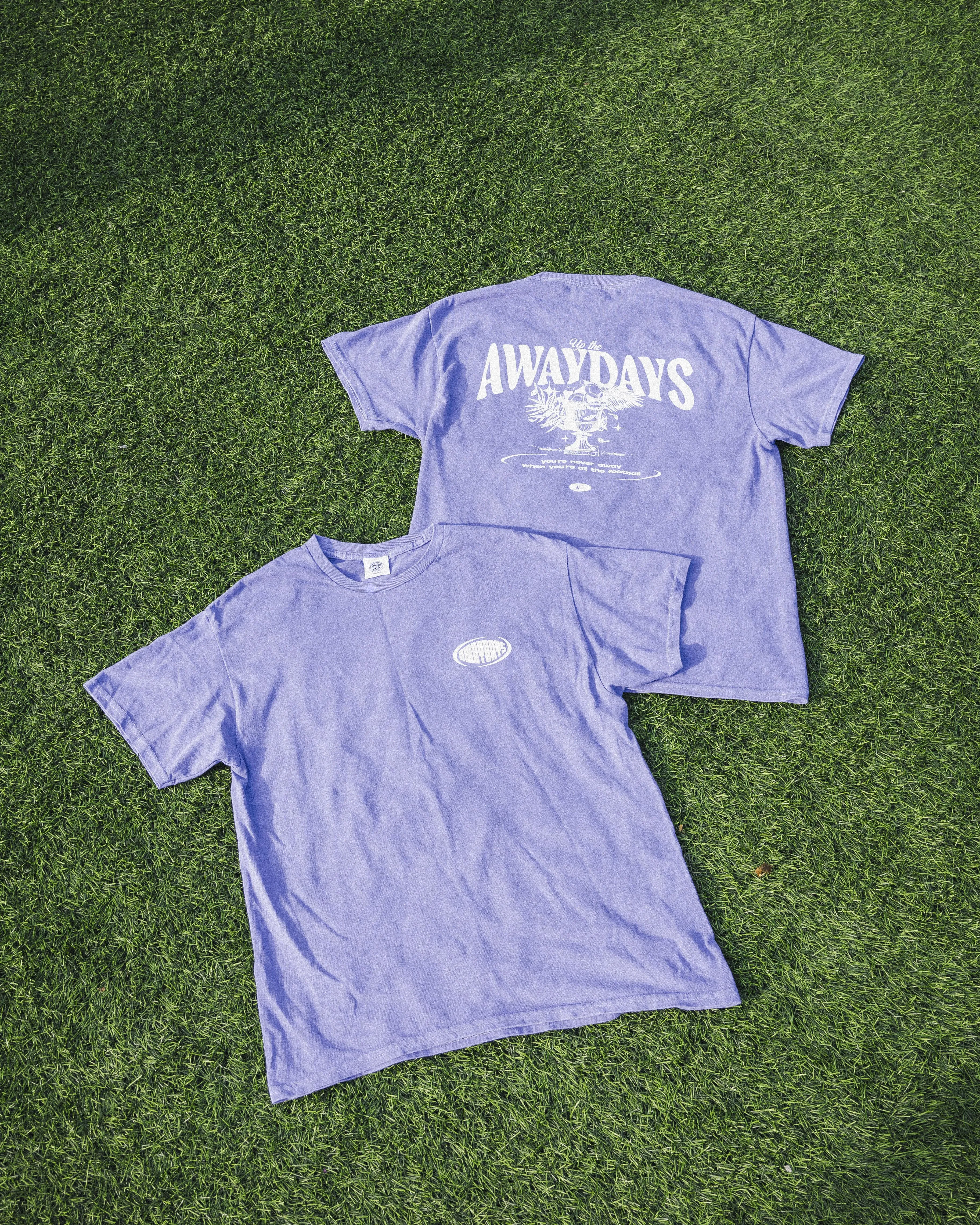 AwayDays 'Trophy' Tee - Vintage Washed Purple