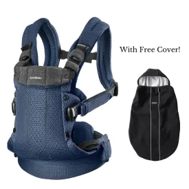 Baby Carrier Harmony, 3D Mesh - Navy Blue with Free Cover