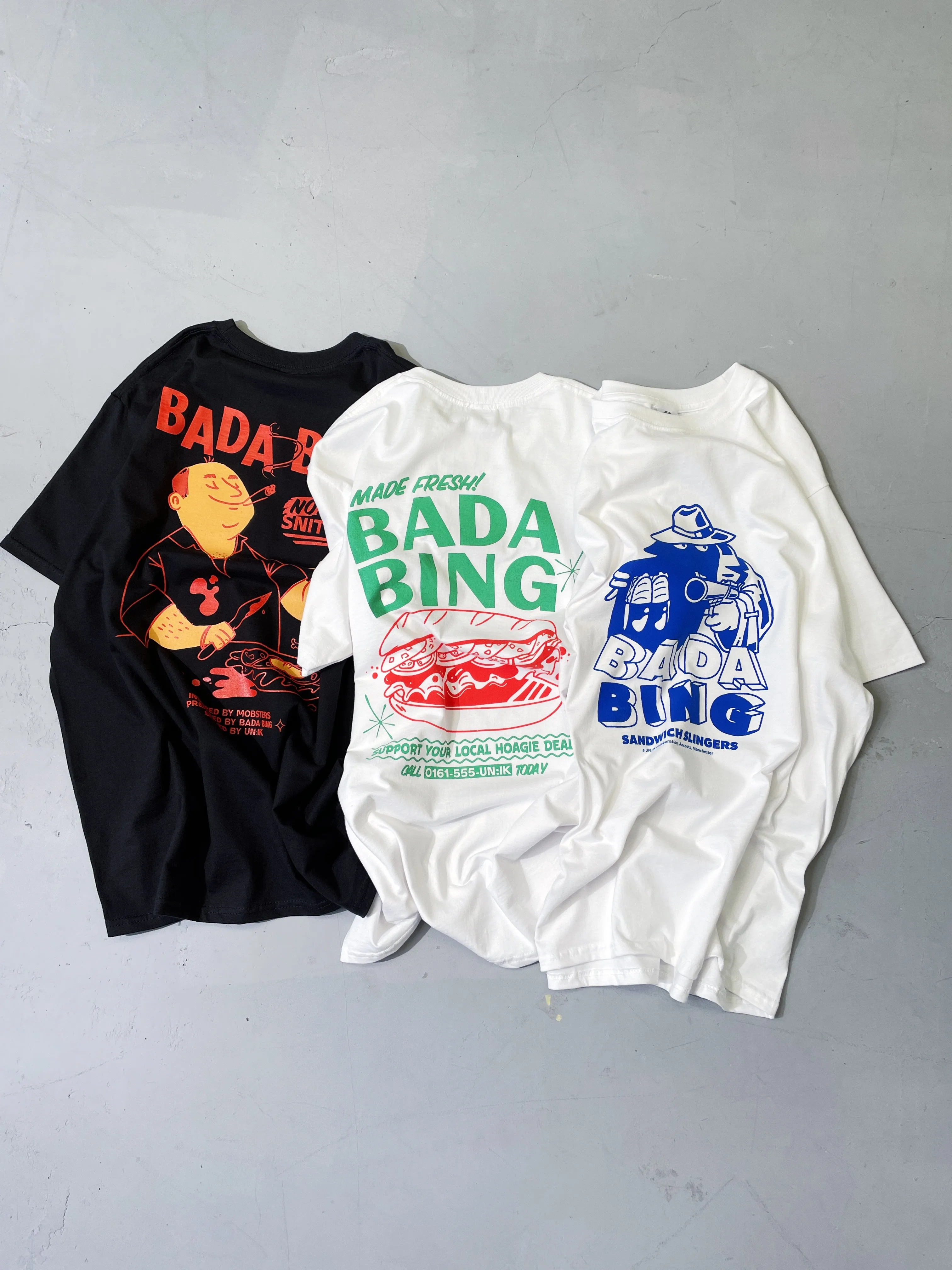 Bada Bing x UN:IK 'Snitches' Tee - Black