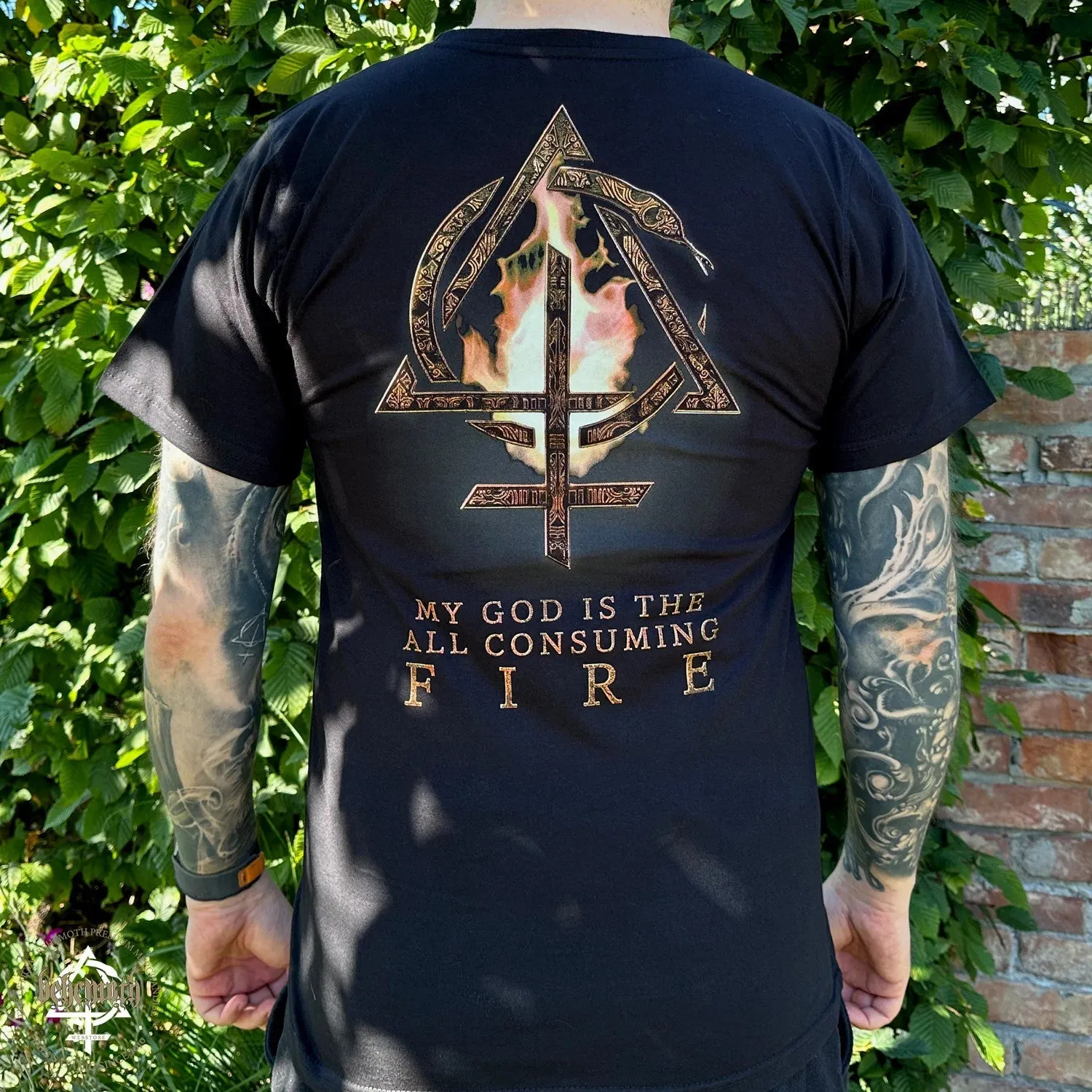 Optimized E-commerce Product Title: Classic Baphomet Behemoth T-Shirt