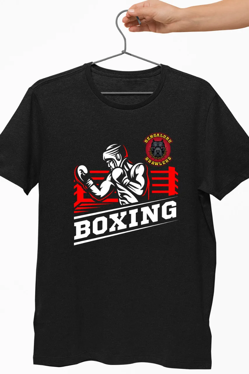 Bengaluru Brawlers Boxing Black Tshirt