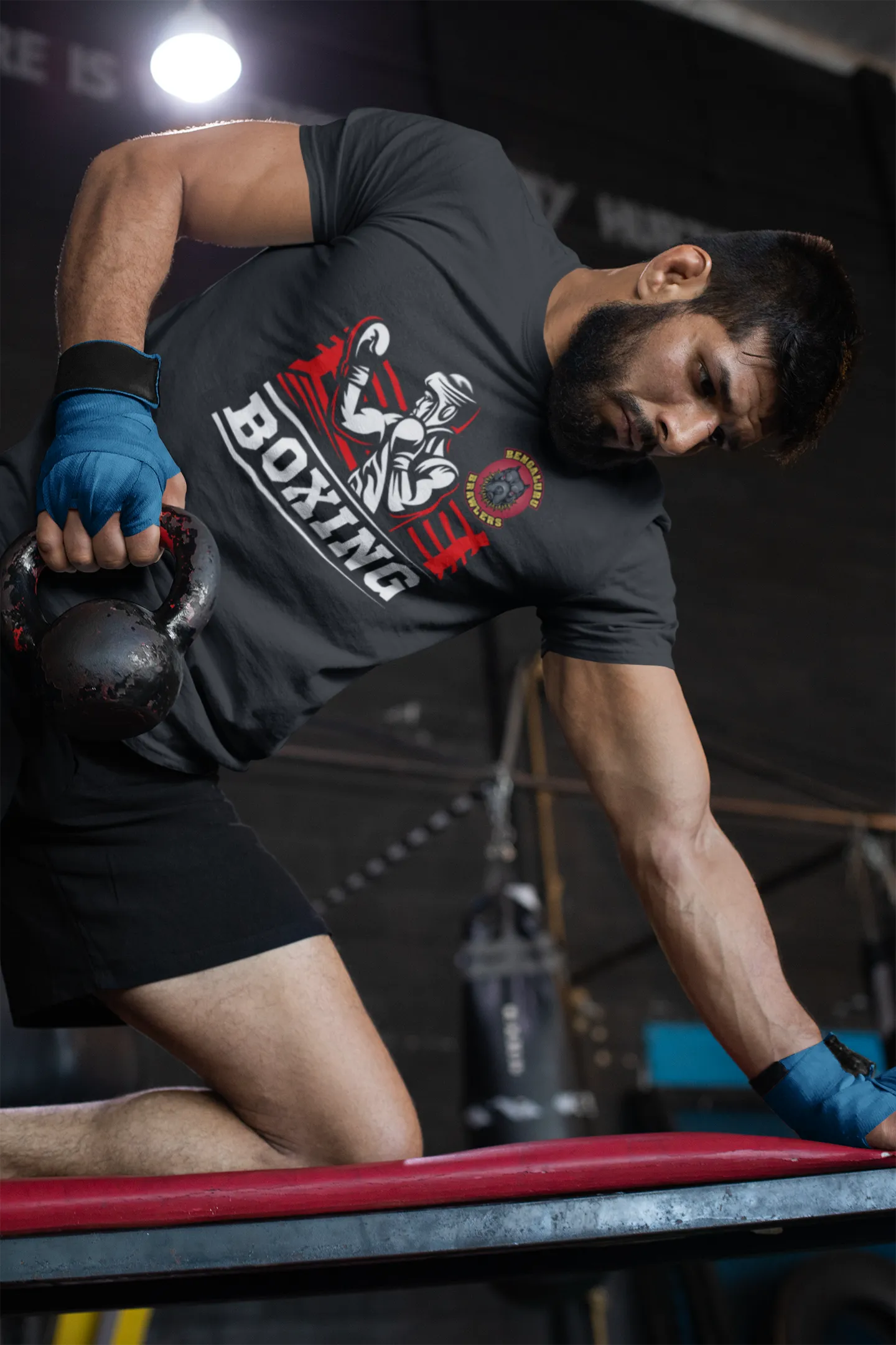 Bengaluru Brawlers Boxing Black Tshirt