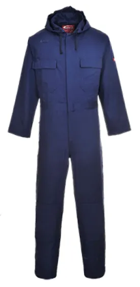 BizWeld Flame Retardant Hooded Welders Coverall Portwest BIZ6