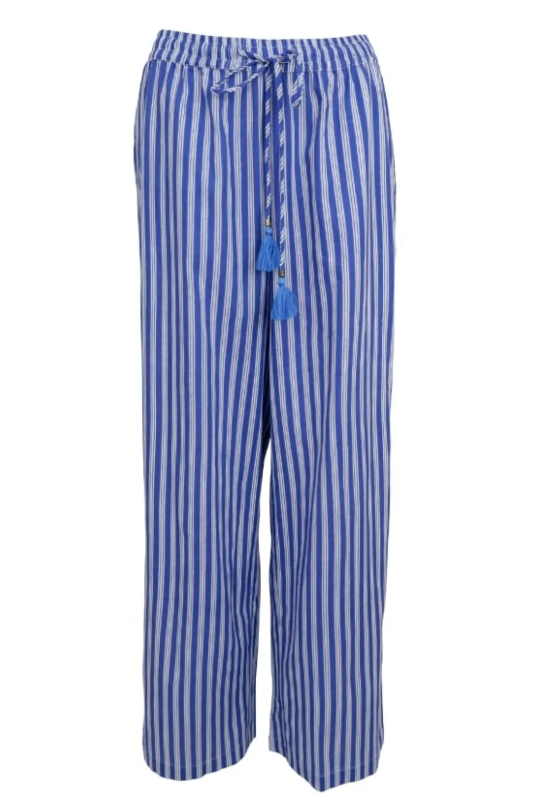 Black Colour - Bcflora Pants - Blue Stripe