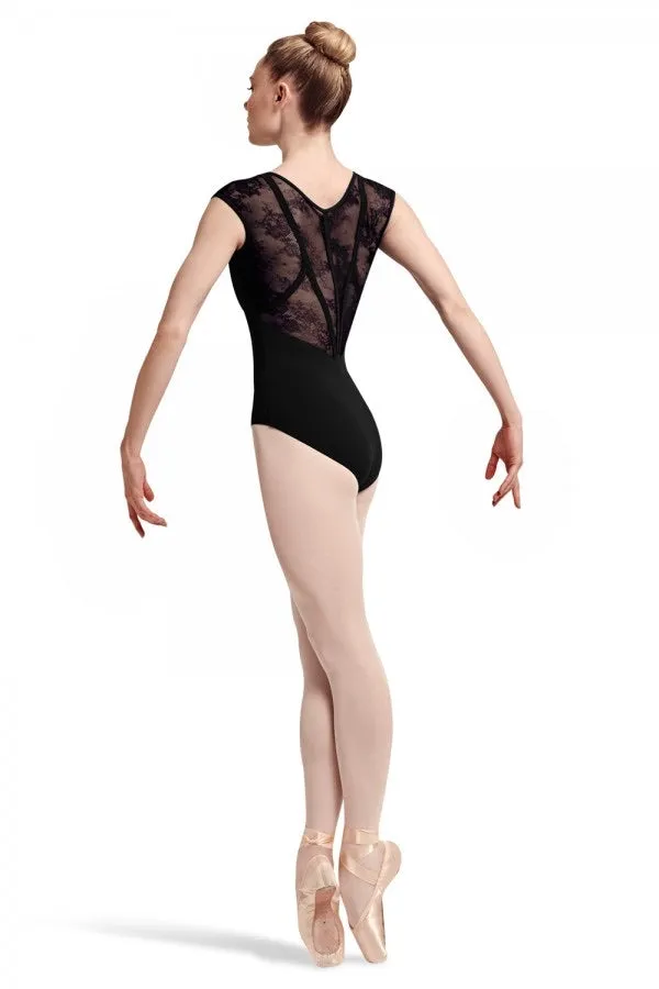 Bloch Hava Lace and Ribbon Back Leotard