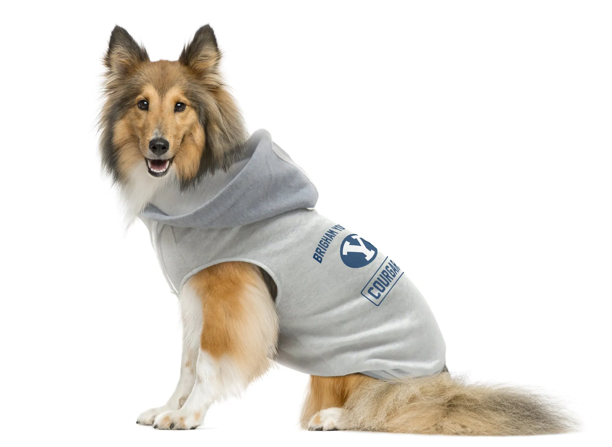 Brigham Young University Pet Hooded Crewneck