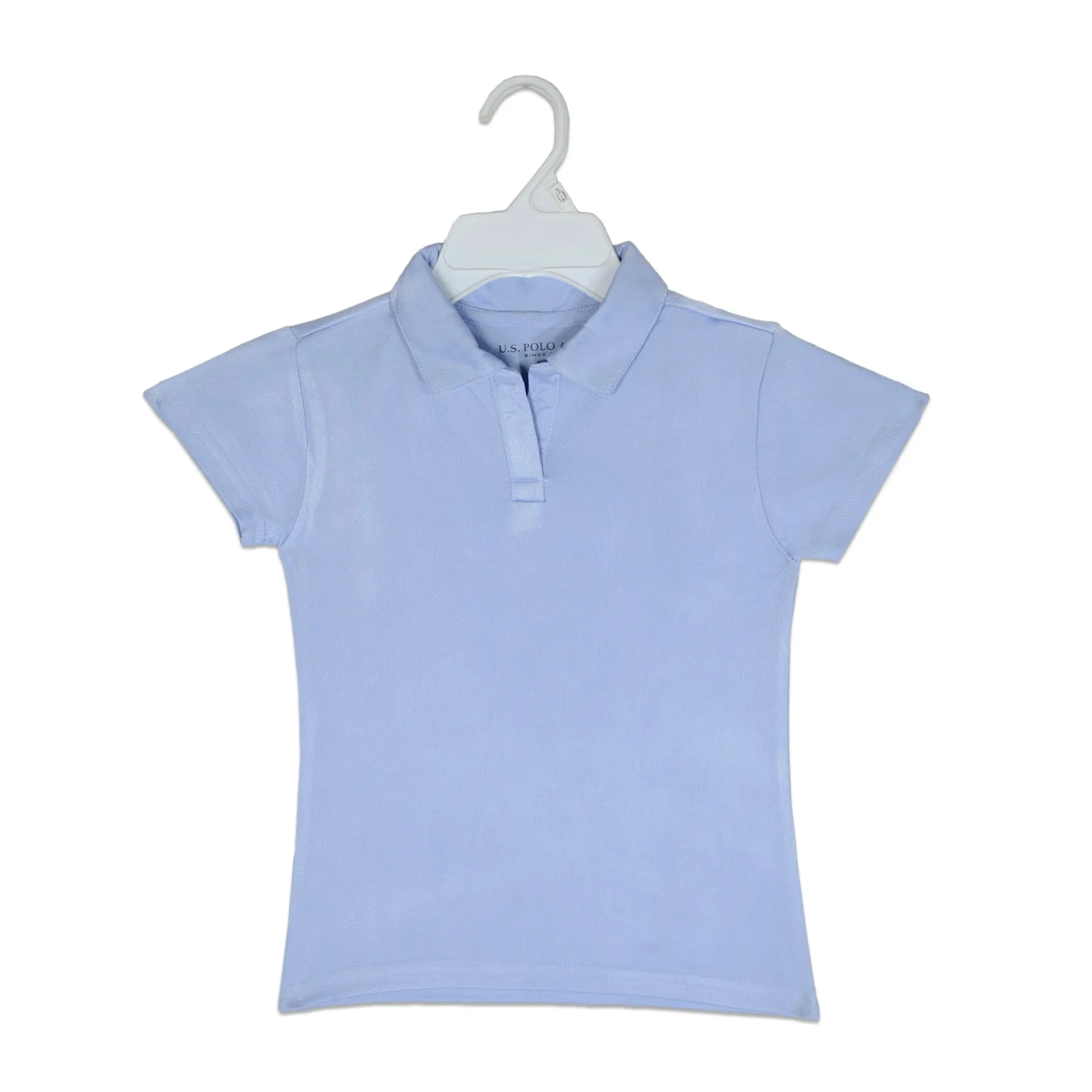 C1397 USPA Interlock Sky Blue Without Button T-Shirt