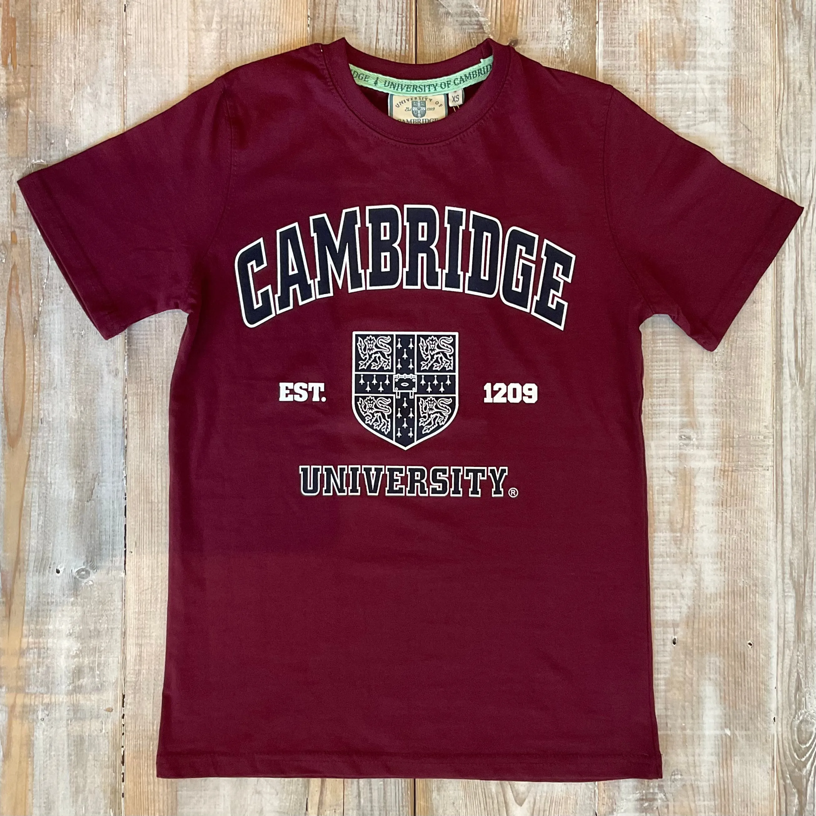 Cambridge University Crest T-Shirt - Adult