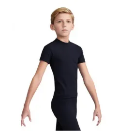 Capezio Boys Fitted Crew Neck T-Shirt - Black