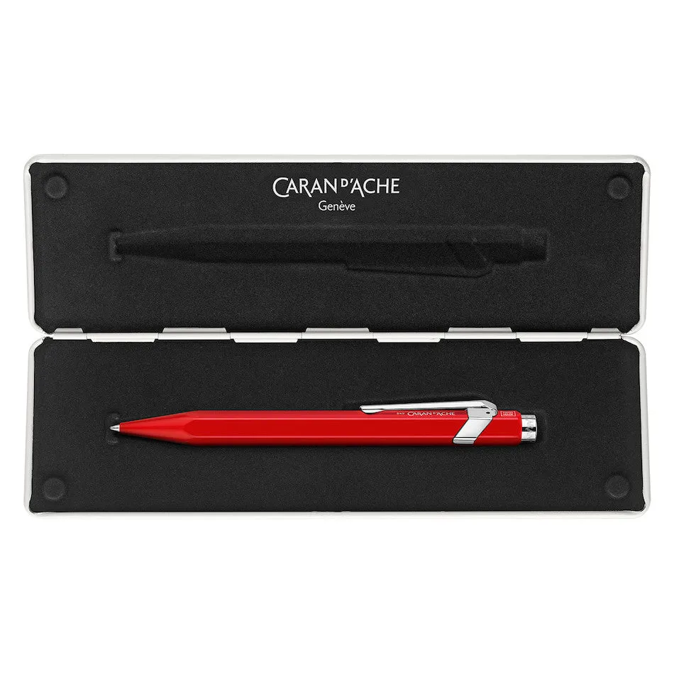 Caran d'Ache 849 Rollerball Pen with Slimpack Red