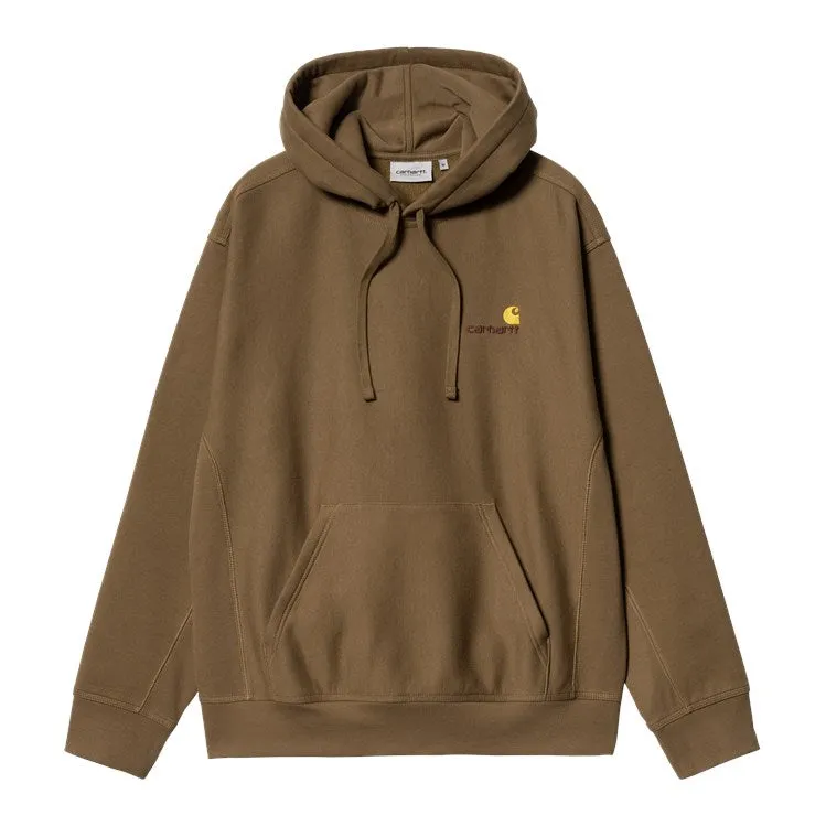 CARHARTT WIP SUDADERA HOODED AMERICAN SCRIPT SWEAT LUMBER