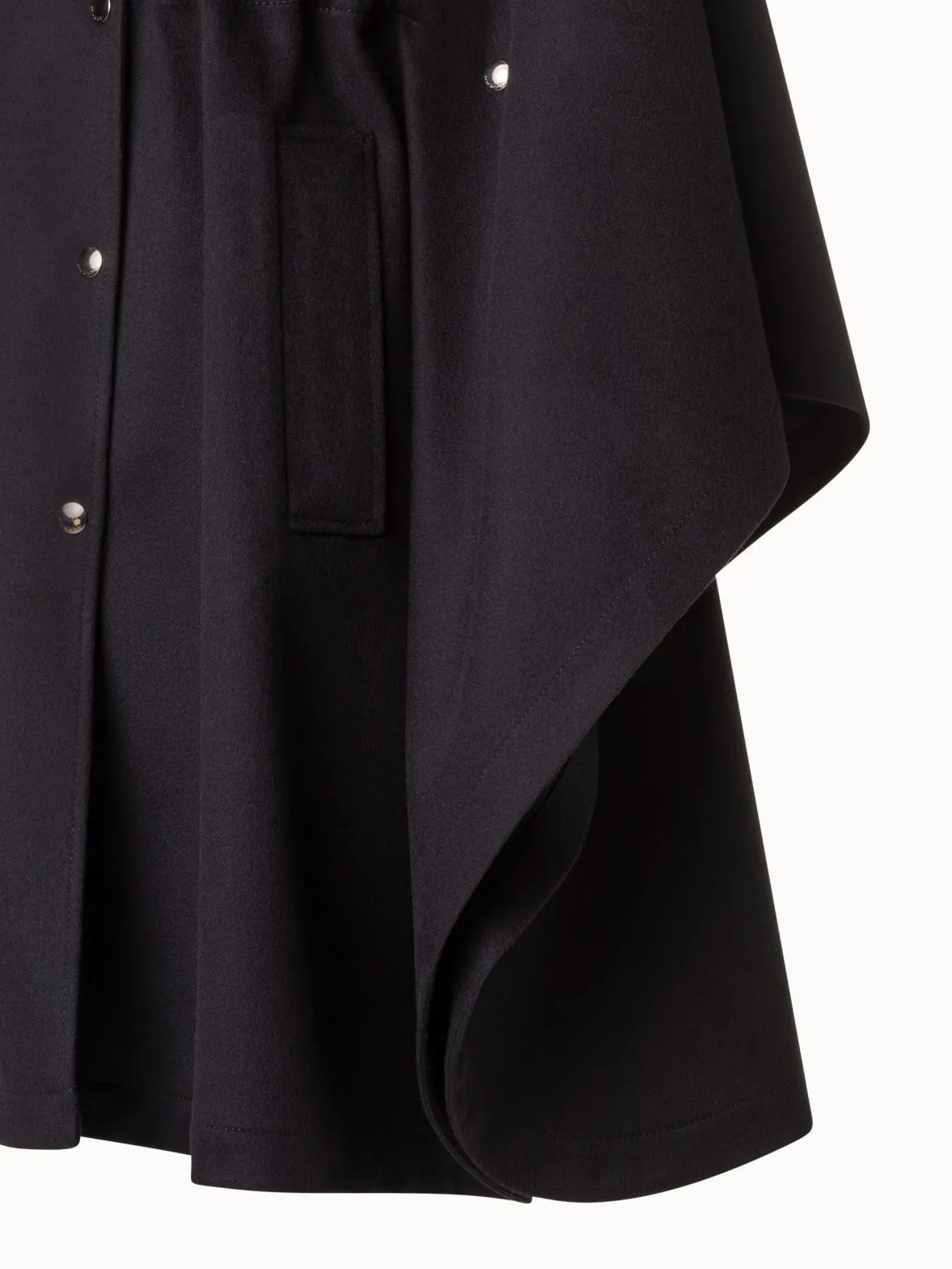 Cashmere Cape with Detachable Hood and Storm-System® Finish