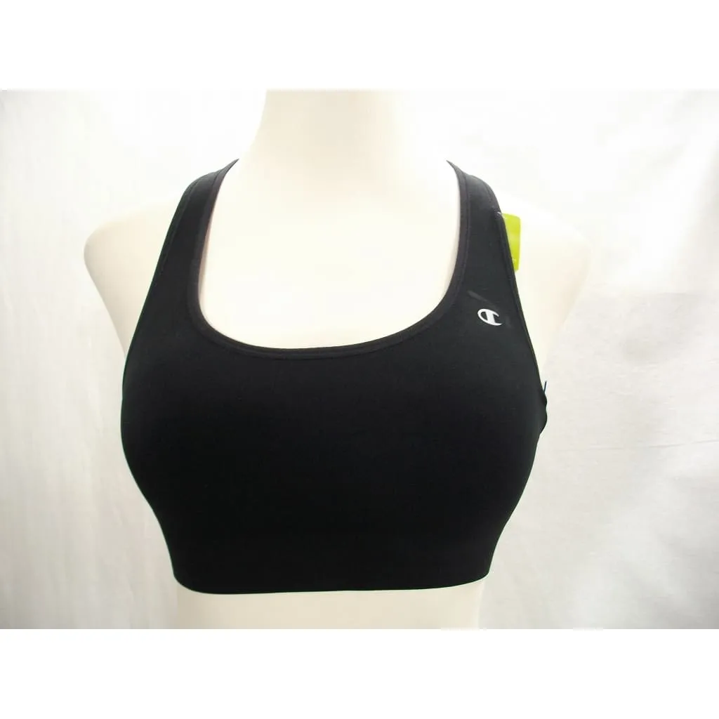 Champion B9504 Absolute Racerback Sports Bra SmoothTec Band XL X-LARGE Black NWT